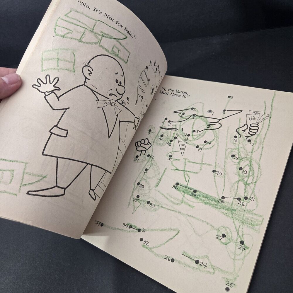 Vintage Gumby and Pokey Dot Book 1970 Whitman Coloring Book COLLECTIBLE RARE GD - Picture 13 of 14